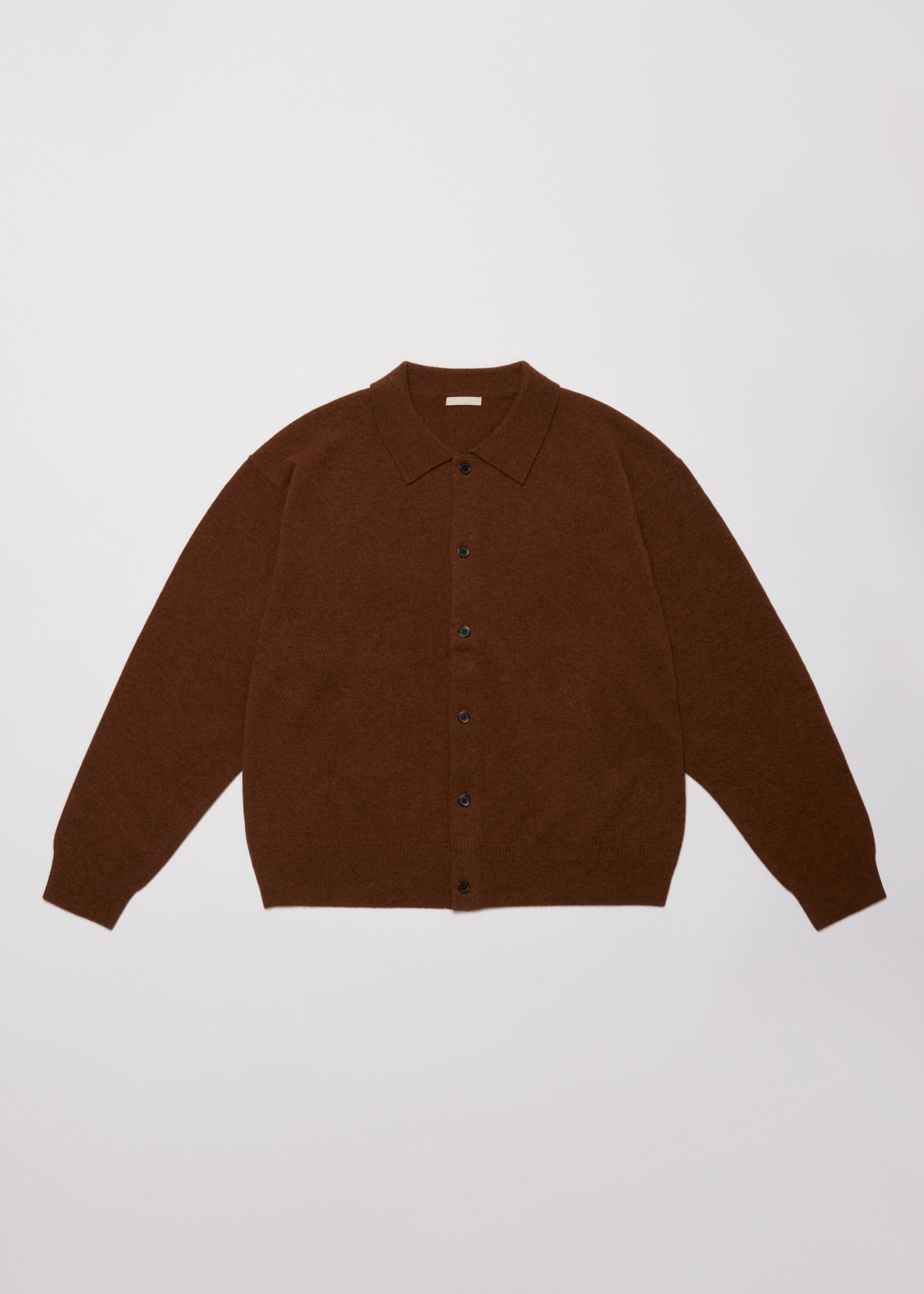 【26AW】ULTERIOR W/CA/S KNIT SH-CARDIGAN - BROWN
