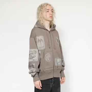 Thumbnail: 【26SS】 Samuel Zelig CABINET ZIP HOODIE - DARK IRON