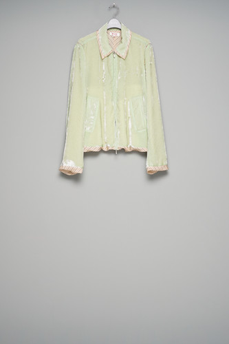 26SS】MASU UNEVEN VELVET JACKET - MELON | NOUVERTEmagazine