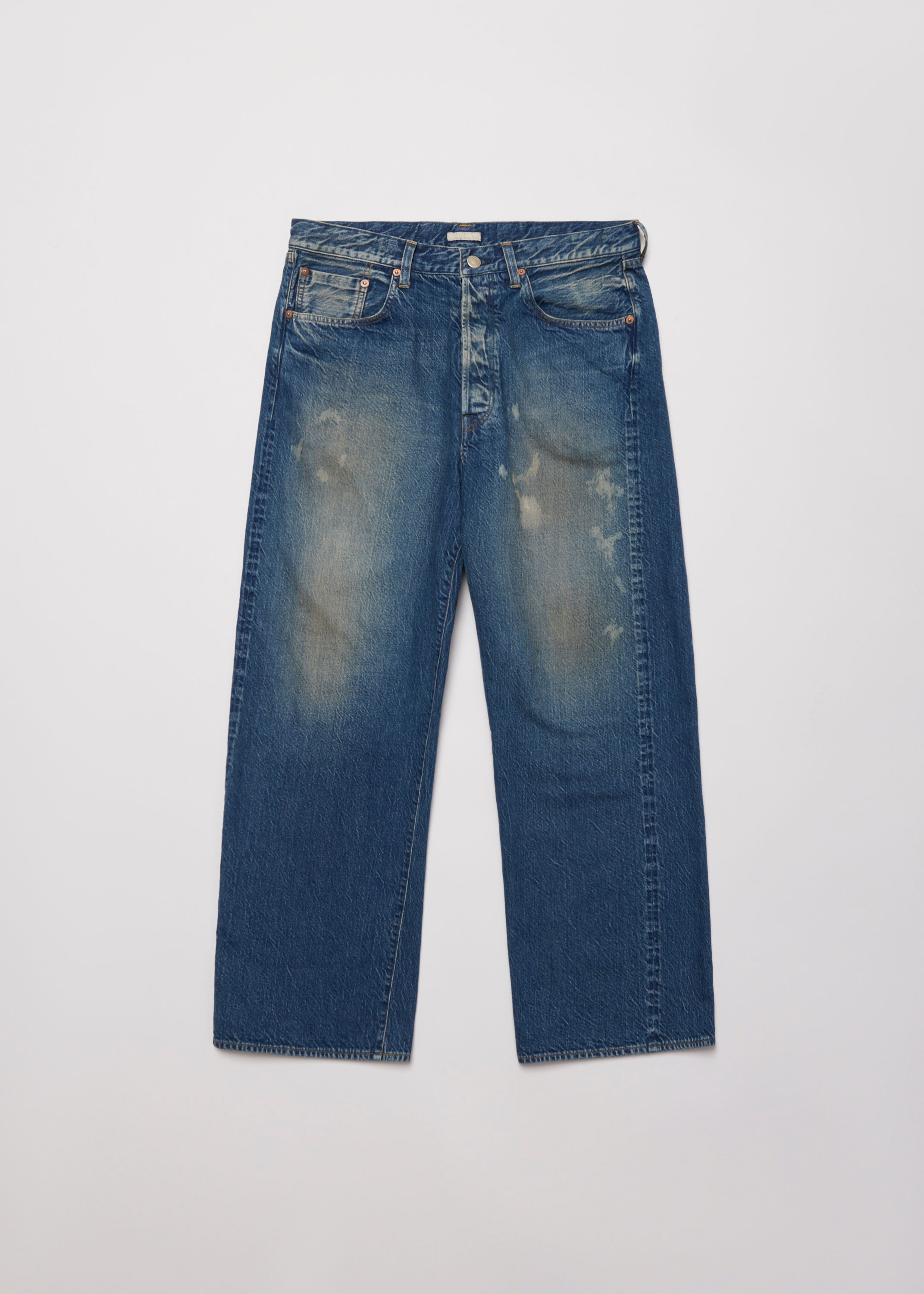 kazki.tanaki様専用【26AW】ULTERIOR AGING WASHED SELVEDGE DENIM 5P PANTS - FADED BLUE