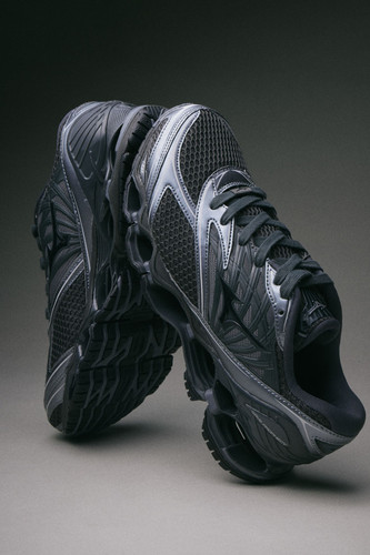 新品　MIZUNO WAVE PROPHECY LSブラック/シルバー　25ss Mizuno Wave Prophecy LS 'Black Silver' D1GA250701