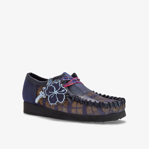 【希少・美品】ビューティー＆ユース 別注CLARKSWALLABEE NAVY 楽天市場】【別注】 ＜CLARKS＞ WALLABEE NAVY/シューズ