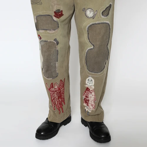 25SS】 Samuel Zelig antique pant - Olive Brown | NOUVERTEmagazine