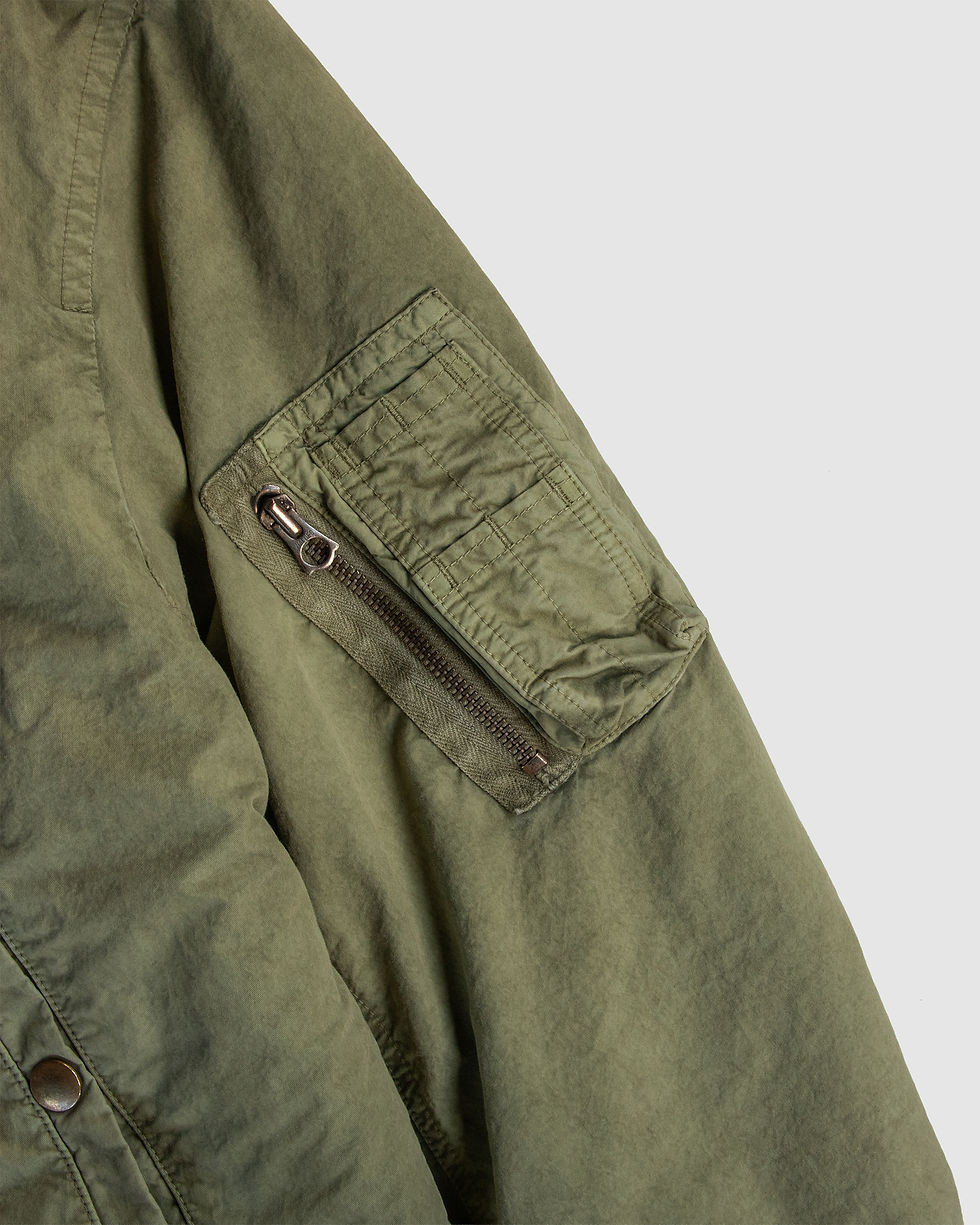 Thumbnail: 【26AW】HANS - REVERSIBLE FLIGHT JACKET - KHAKI