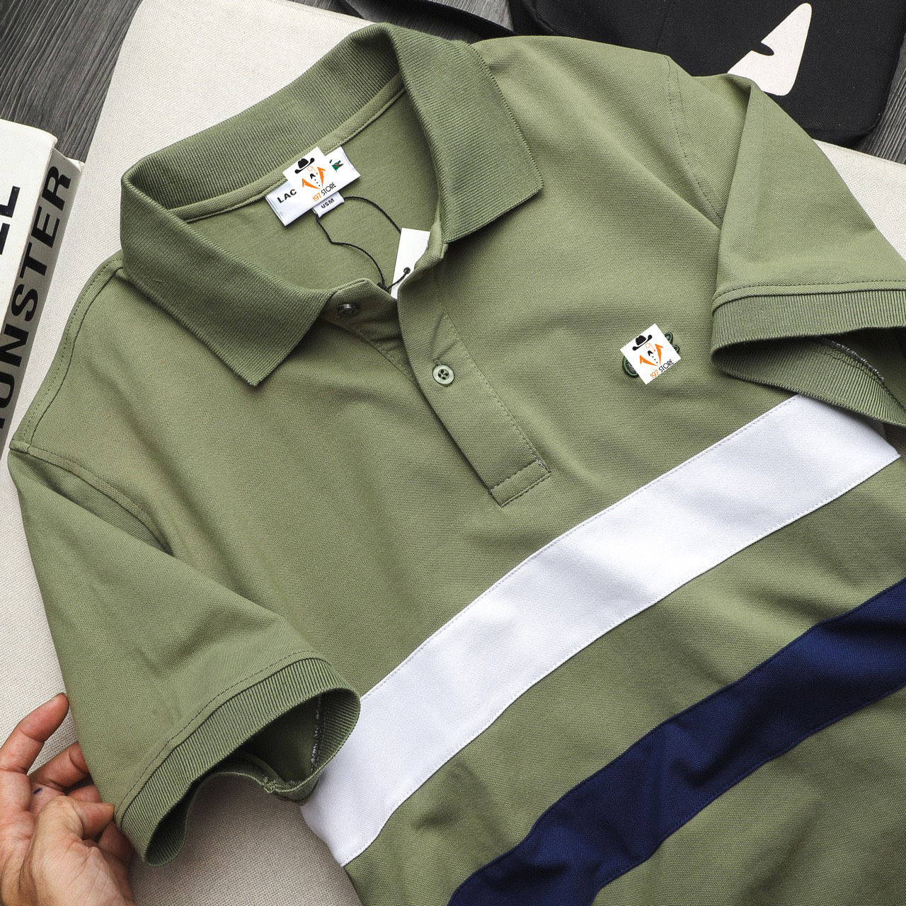 Áo Thun Lacoste Polo Phối Thân