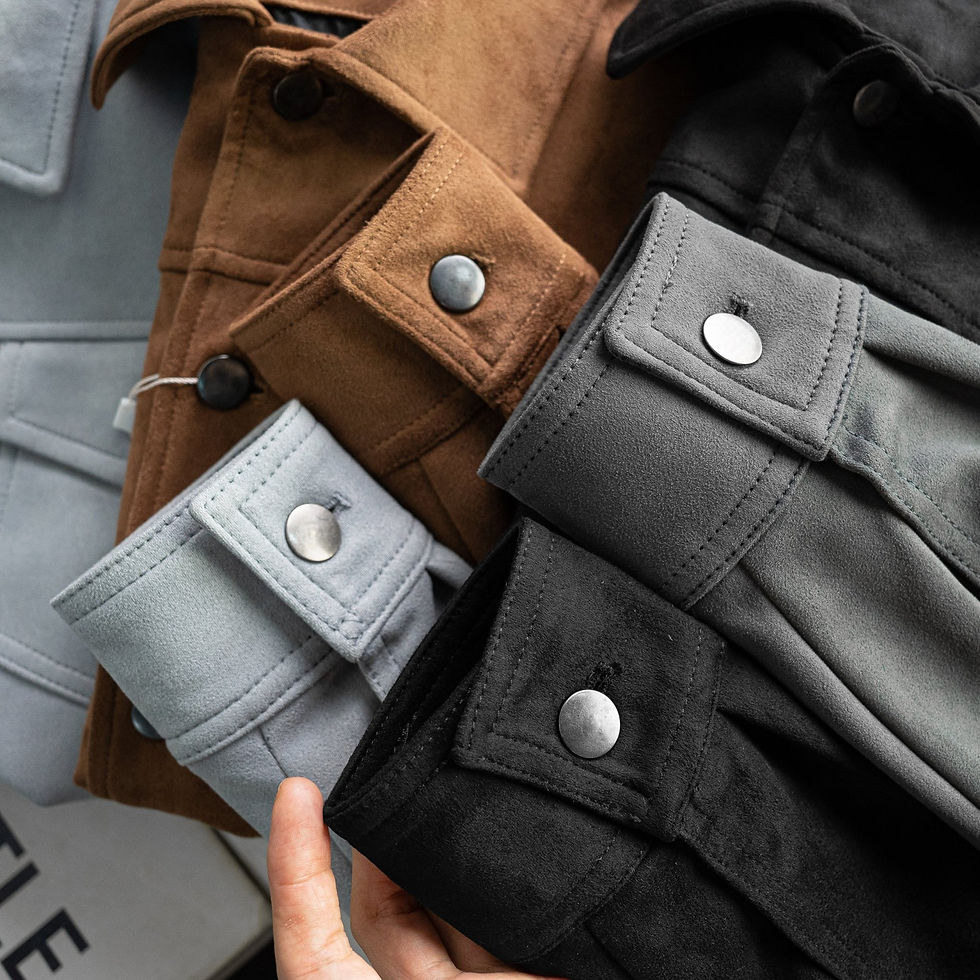 Thumbnail: Áo Khoác Pull&Bear da lộn