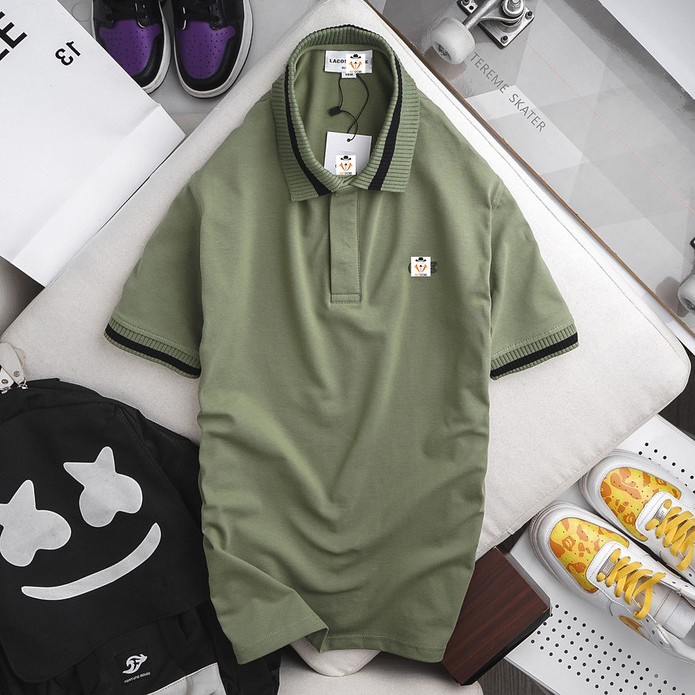 Thumbnail: Áo Thun Lacoste Polo Bo Gân