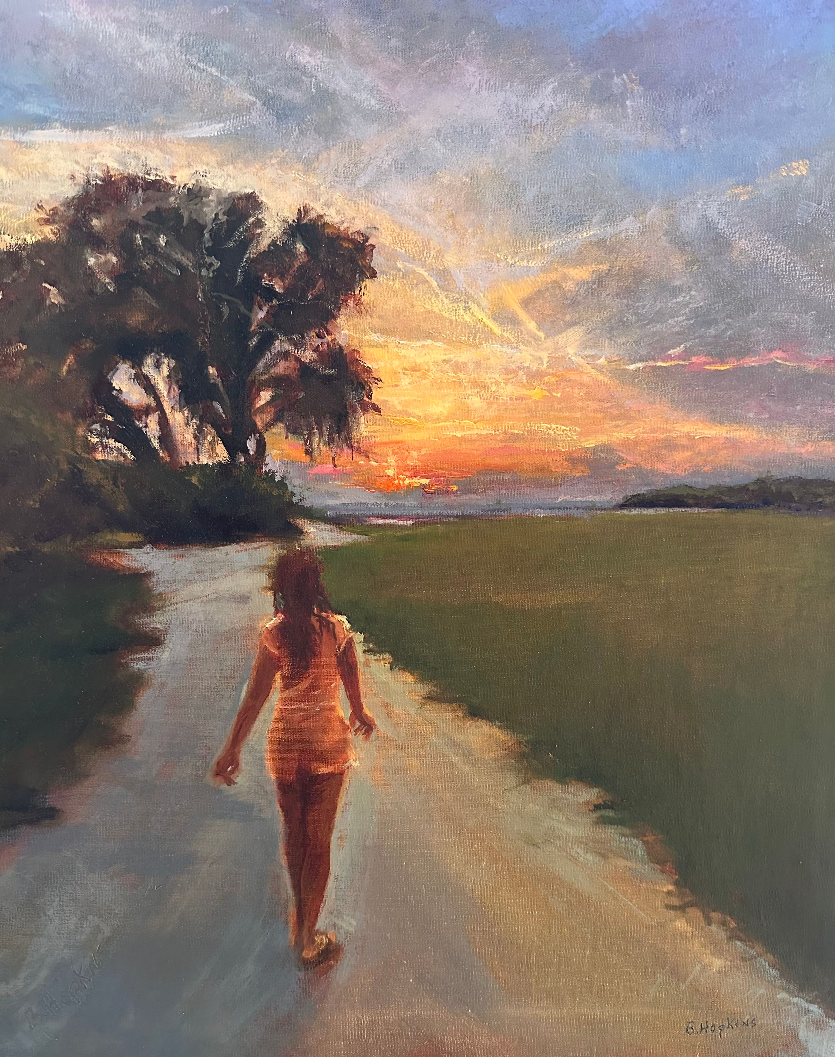 Twilight Stroll by Barbara Hopkins