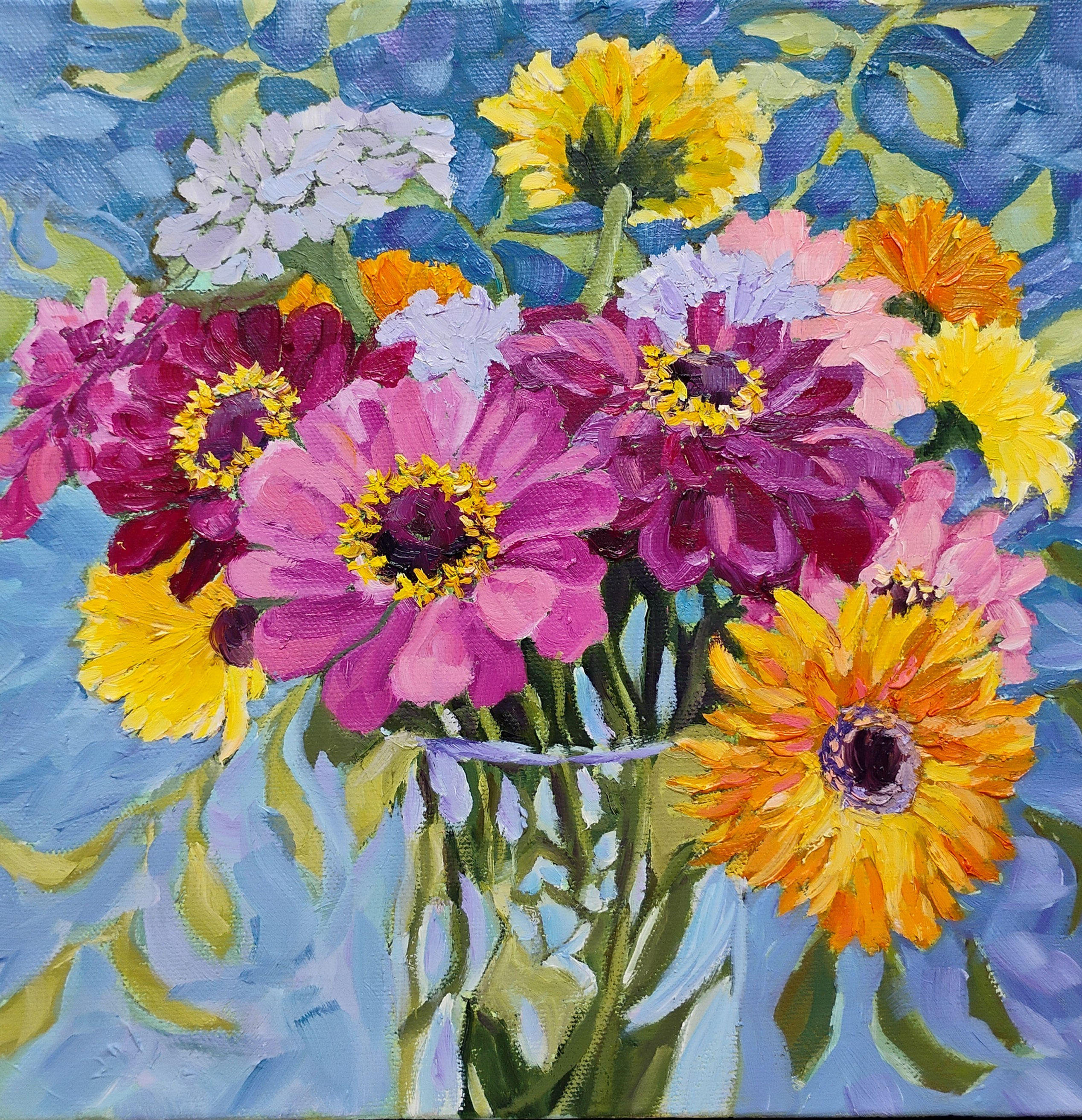 I Love My Zinnias by Carol Winner