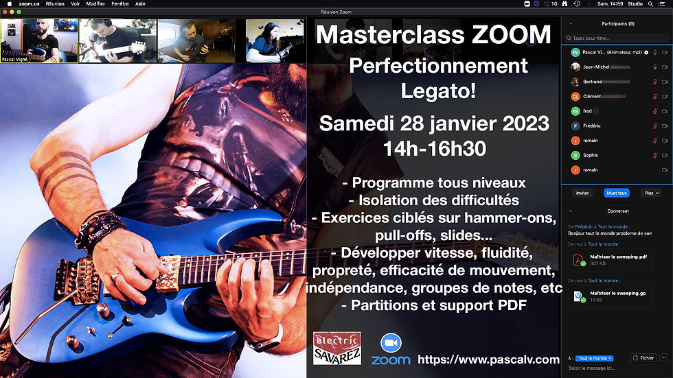 Masterclass ZOOM "Perfectionnement LEGATO"