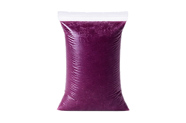 Frozen grape purée in professional packaging for foodservice and industrial use