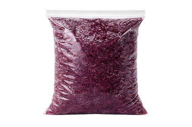 Frozen açaí purée in professional packaging for foodservice and industrial use