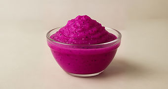 Frozen dragon fruit purée (pitaya) – vibrant tropical fruit for smoothies, desserts and beverage industry