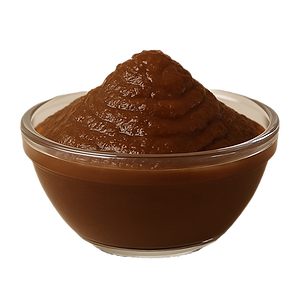 100% natural tamarind purée from Brazil in a bowl for sauces, chutneys and beverages