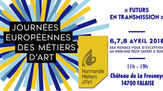 Je participe aux "Journées Européennes des Métiers d'Art" au Château de La Fresnaye à