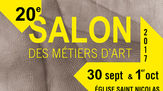 Je participe au "salon des métiers d'art" à L'église Saint-Nicolas à Caen les 30 s
