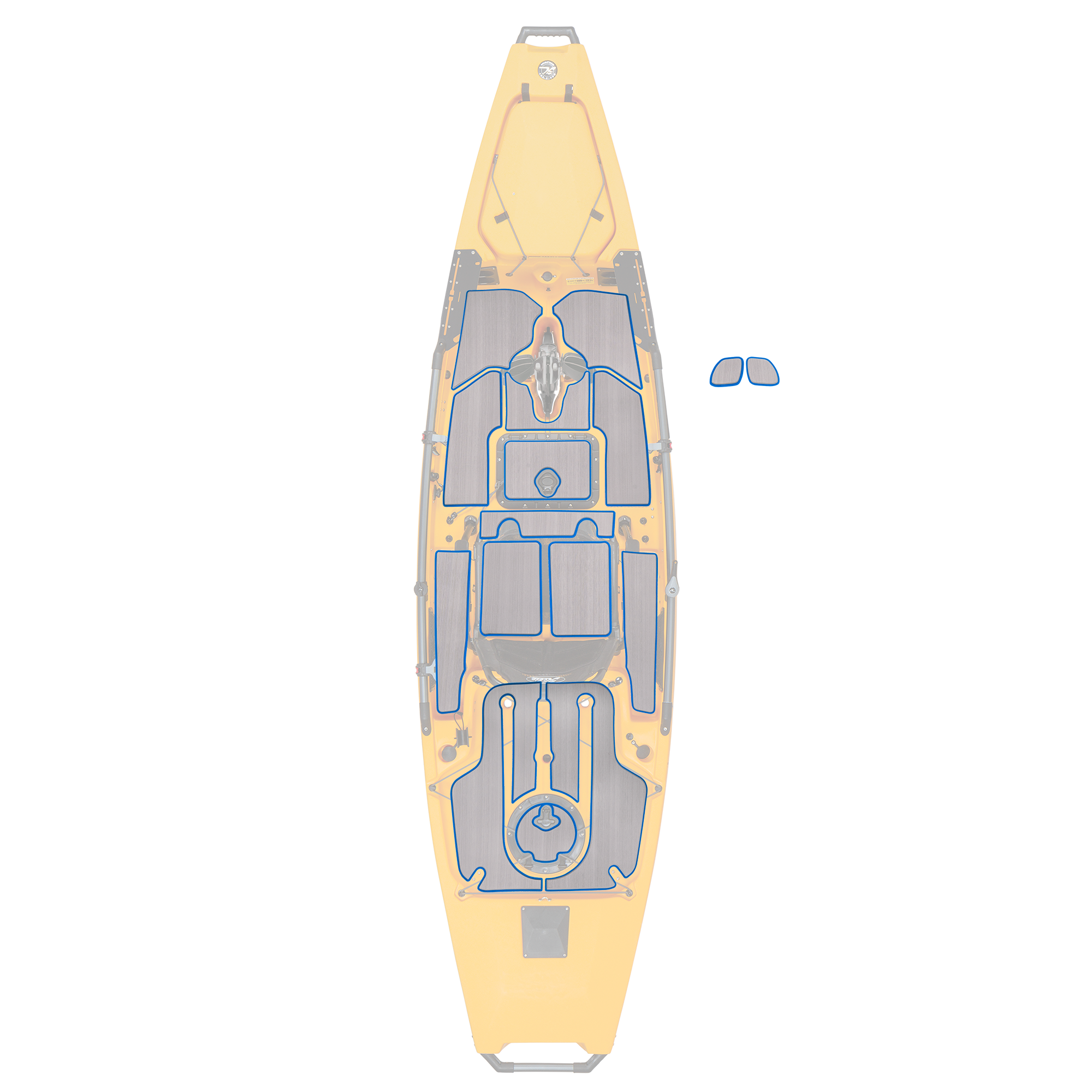 MAT, PA12 TITANIUM BLUE INTERIOR