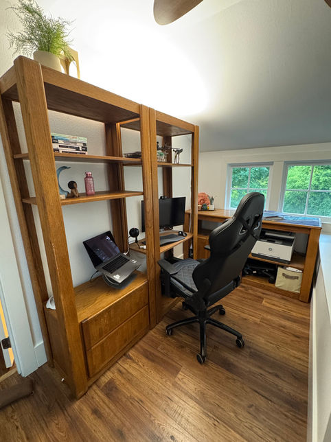 Office with a chair