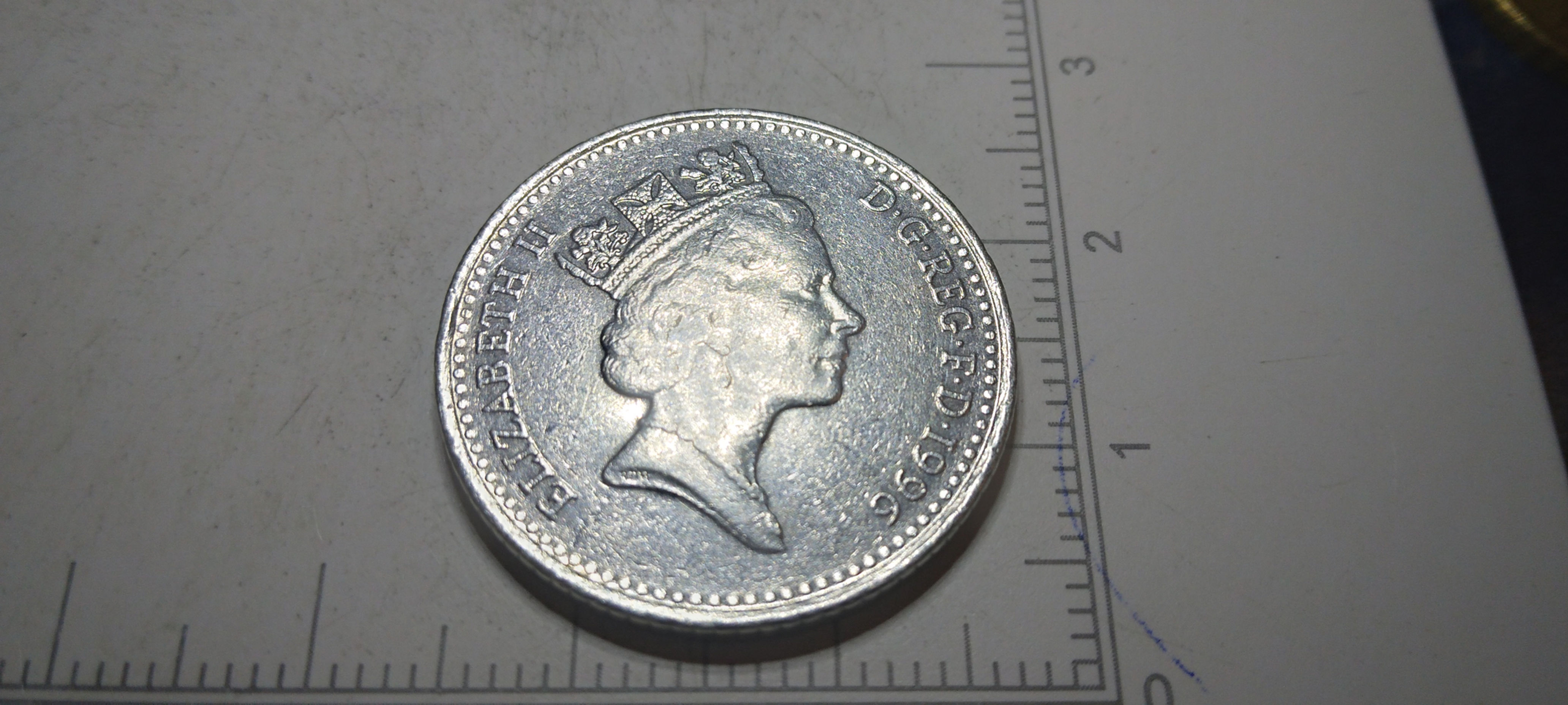 Rare 1996 Ten Pence Queen Elizabeth II D•G•REG•FD