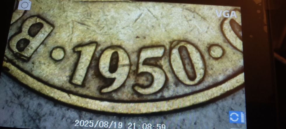 Thumbnail: 3 Rare German (Deuchland) 10 Pfennigs, 1949, 1950+ 1968