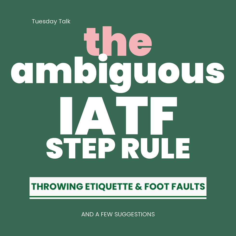 Tuesday talk: the ambiguous IATF step rule, and a few suggestions  