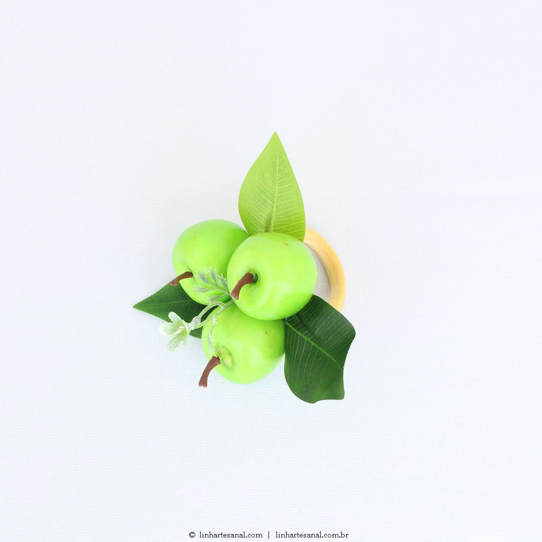 Porta Guardanapo Maçã Verde