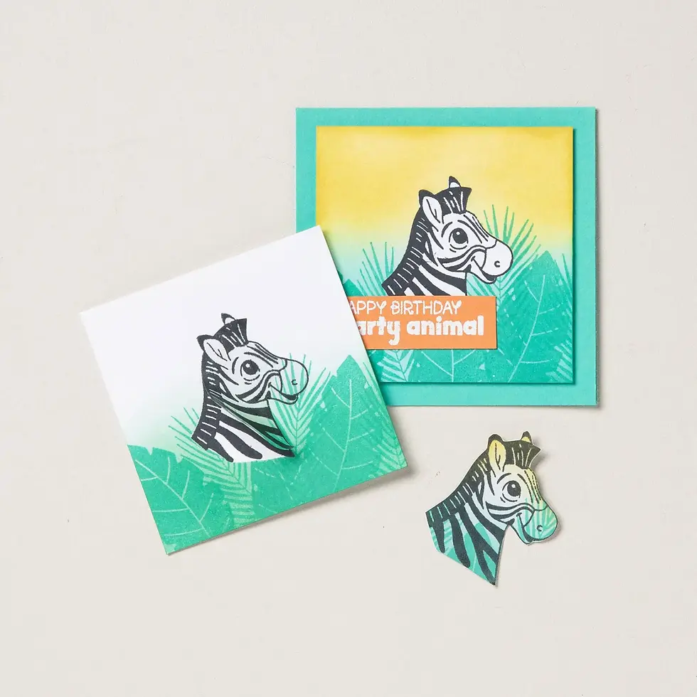 Thumbnail: SILLY SAFARI PHOTOPOLYMER STAMP SET (ENGLISH)