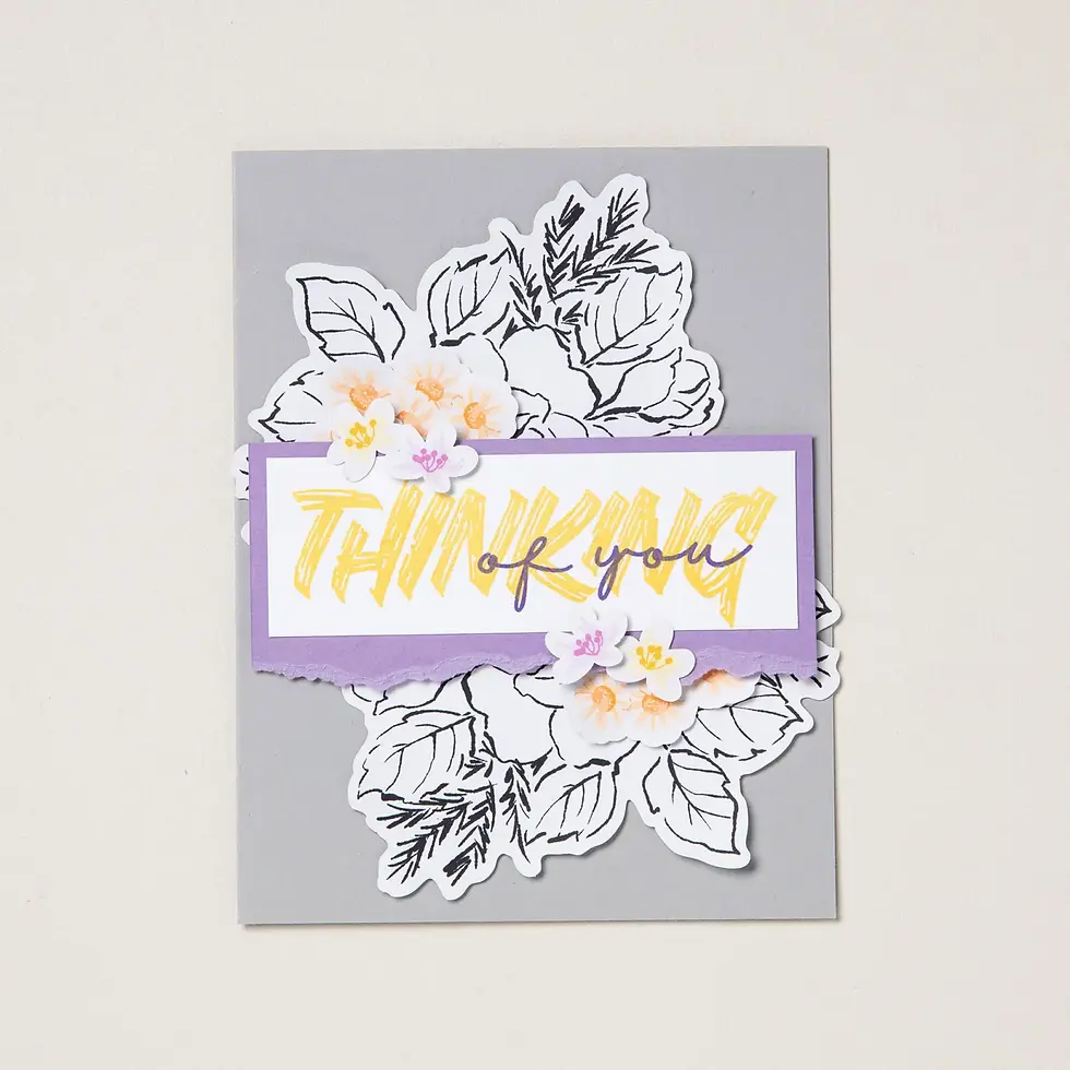 Thumbnail: LAYERED THOUGHTS PHOTOPOLYMER STAMP SET (ENGLISH)