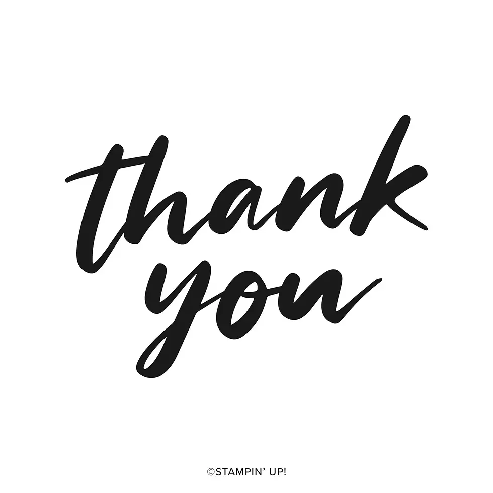 Thumbnail: THANKING YOU PHOTOPOLYMER STAMP SET (ENGLISH)