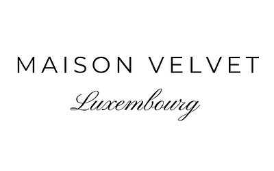 Logo Maison velvet black on white