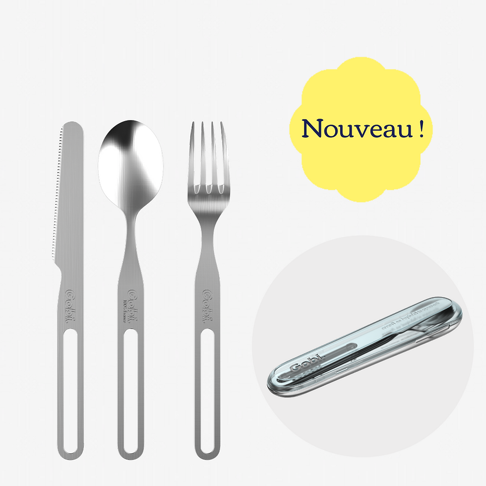 Miniature : Couverts nomades en inox recyclé - Gobi