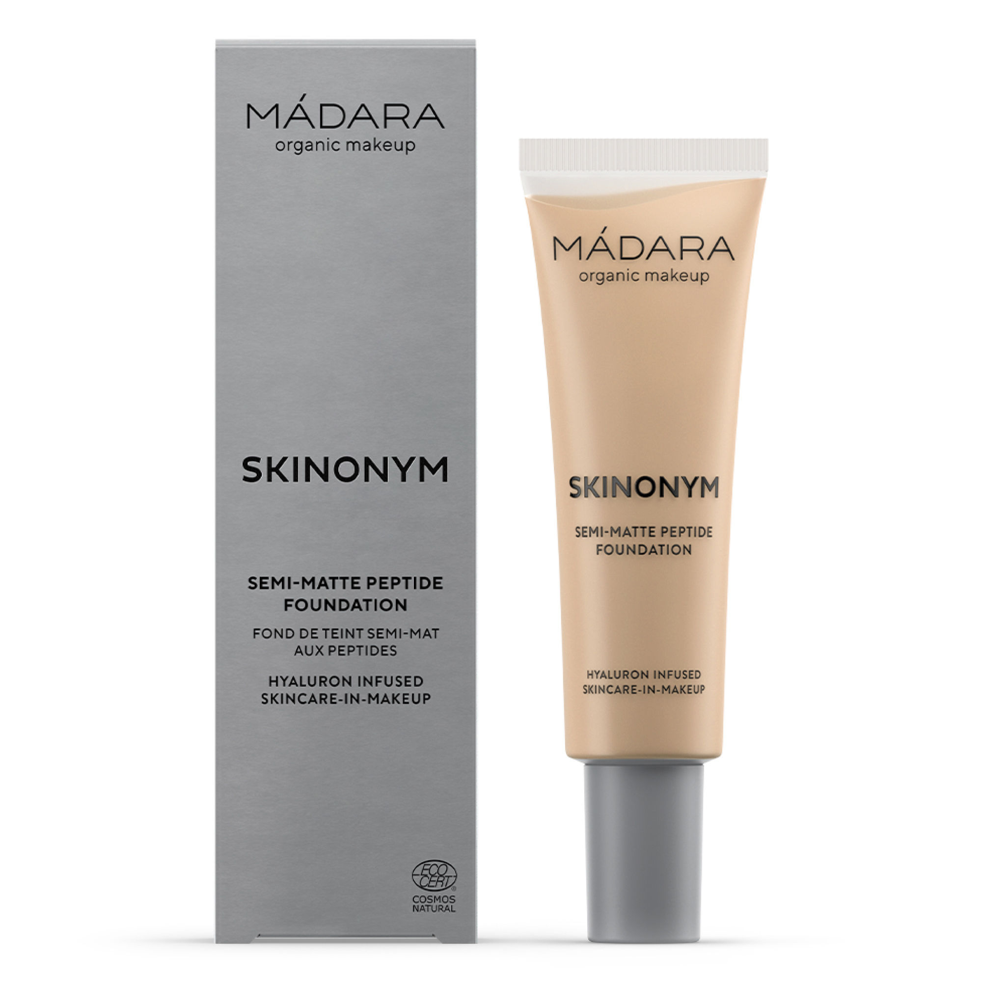 Semi-Matte Peptide Foundation - 30 ml - SKINONYM - Mádara