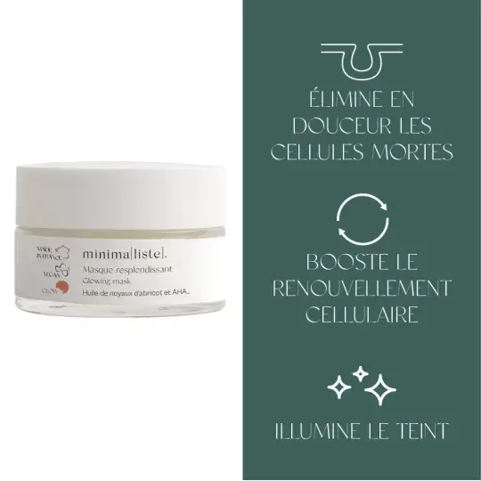 Miniature : Masque resplendissant bio - Minimaliste
