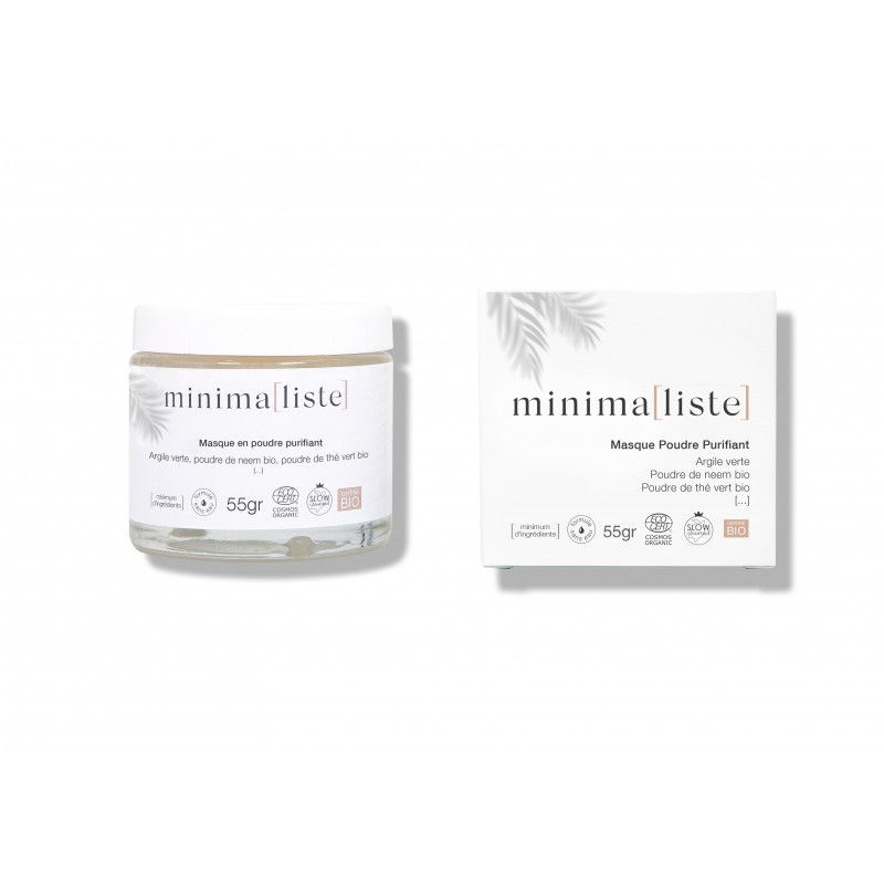 Miniature : Masque purifiant en poudre bio - Minimaliste