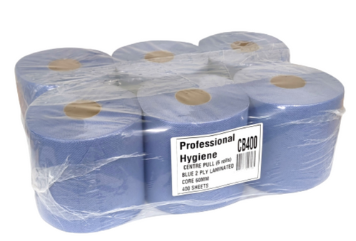 White Centrefeed Rolls 2Ply 185mm X 135 Metres - 6x Per Pack | CH002-C - Foto 2