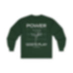 Thumbnail: POWER GOD'S PLAY long sleeve tee | FootballGear for Coaches & Fans