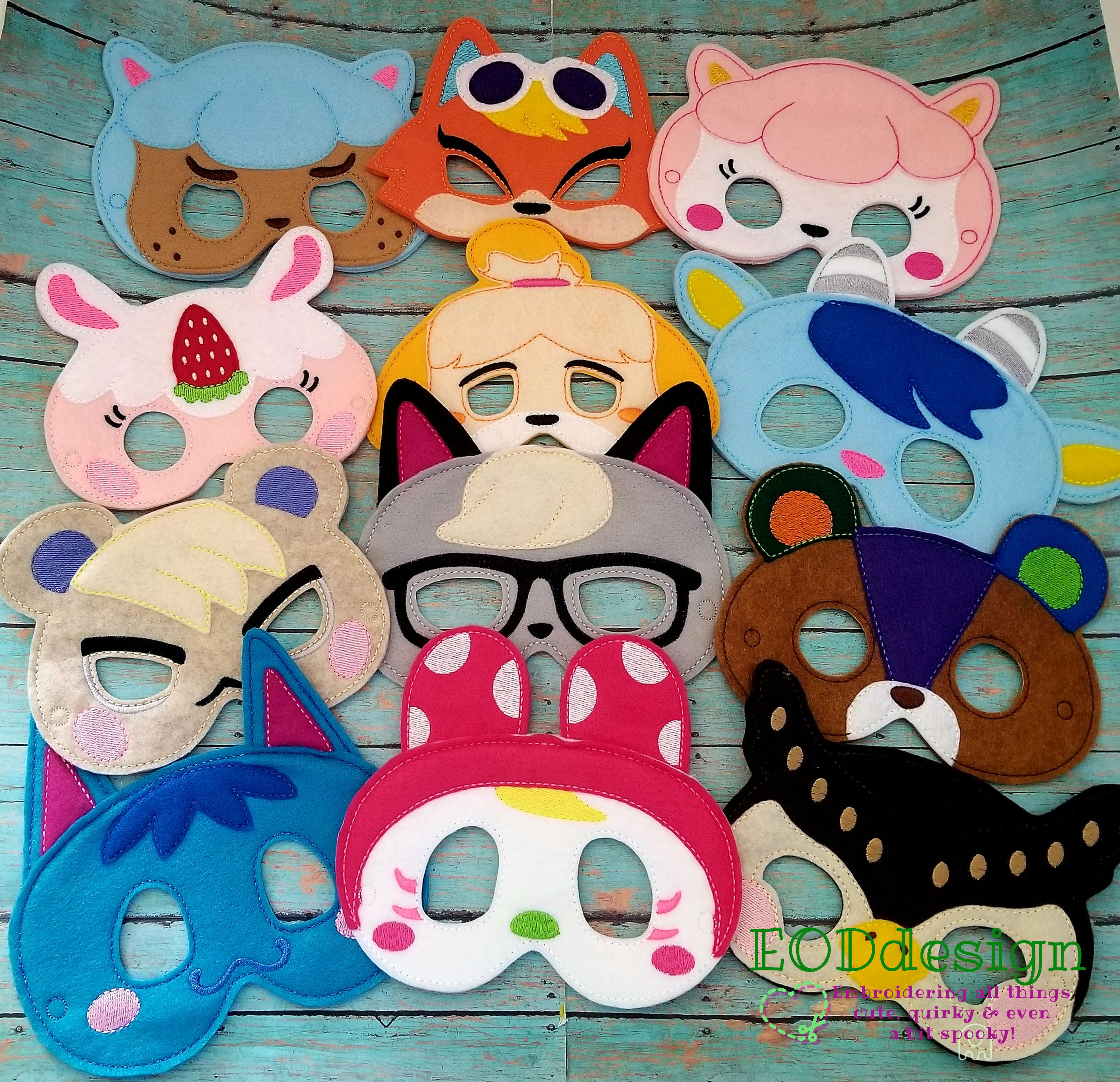 Animal Farm Crossing Felt Masks