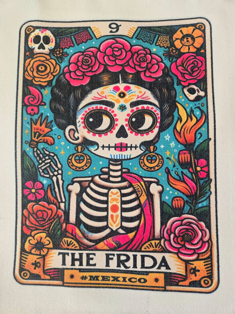 Thumbnail: The Frida Tarot Card Tote Bag Large