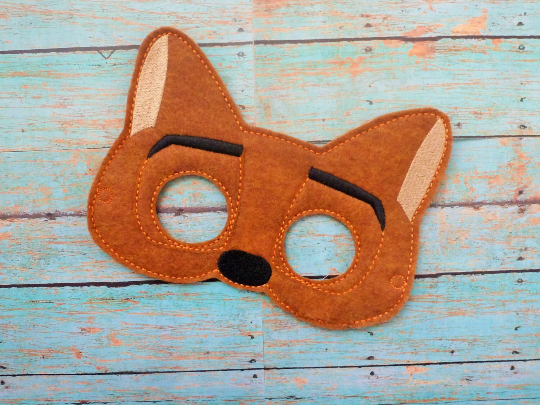 Thumbnail: Sloth, Fox, Bunny Rabbit Zoo Felt Masks