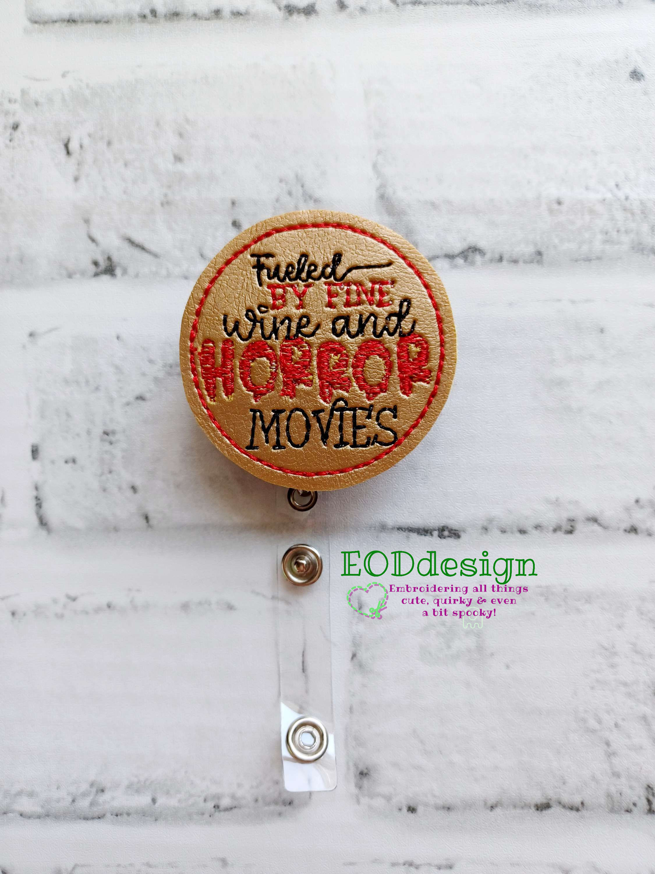 Fueled by Fine Wine and Horror Movies Badge Reel