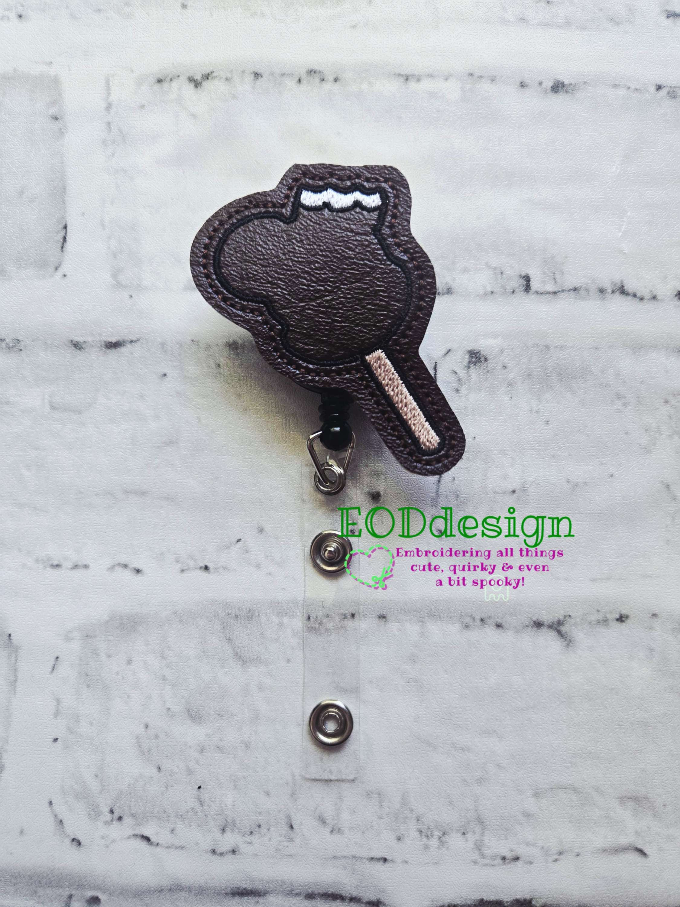 Mouse Ice Cream Bar Badge Reel