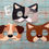 Thumbnail: Australian Blue Dog Family and Friends Felt Masks