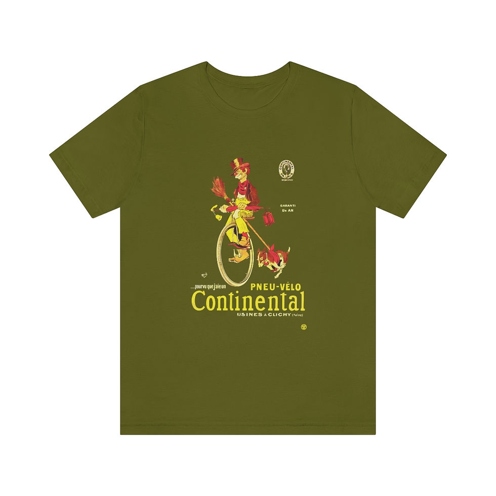 Thumbnail: If only I had a Continental bicycle 1900.jpg Unisex Jersey Short Sleeve Tee