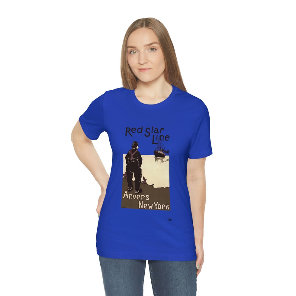 Thumbnail: Red Star Line Unisex Jersey Short Sleeve Tee