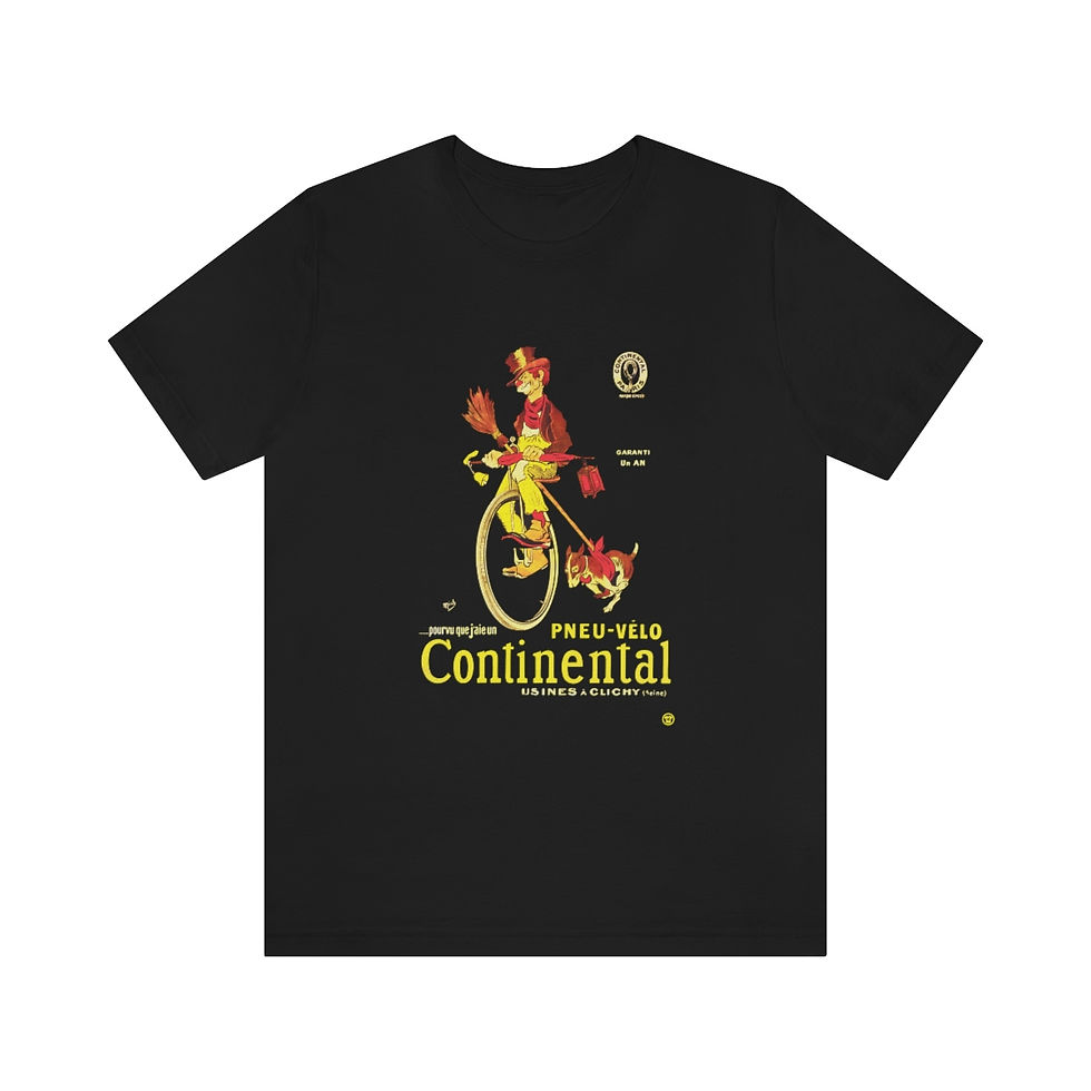 If only I had a Continental bicycle 1900.jpg Unisex Jersey Short Sleeve Tee