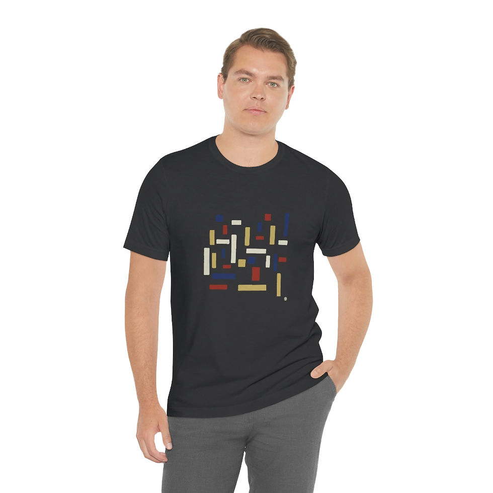 Thumbnail: Theo van Doesburg, Composition VII 1917 Unisex Jersey Short Sleeve Tee