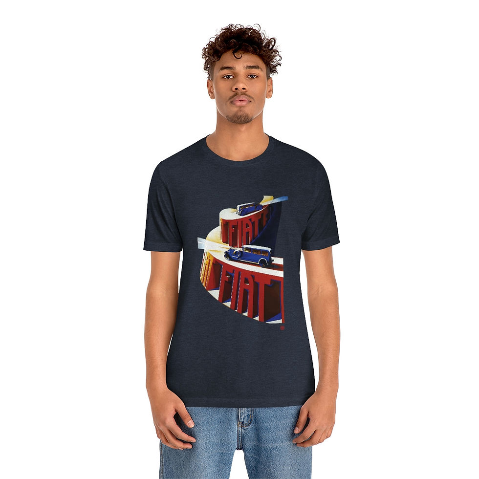 Thumbnail: Fiat Automobile Unisex Jersey Short Sleeve Tee
