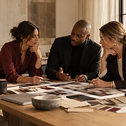 Strategy session over a brand moodboard.png