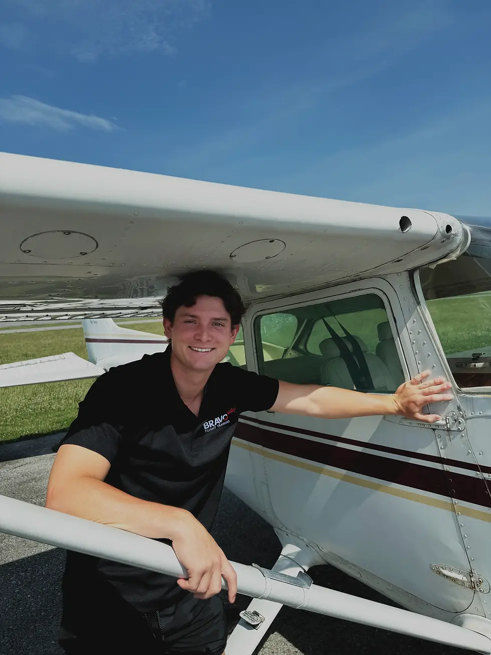 Portrait of Stephen Orsini, CFII flight instructor at Bravo Flight Training