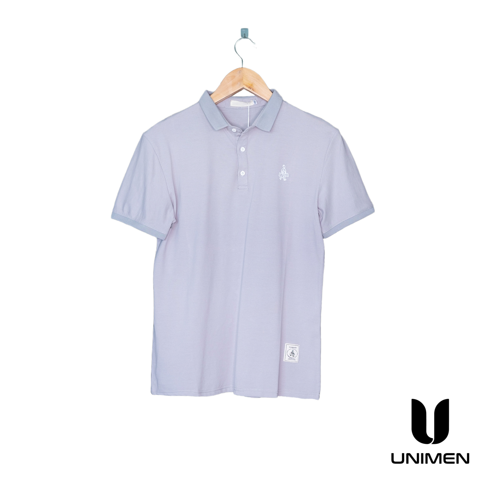 Basic Wear Gray Office Guy Polo Shirt